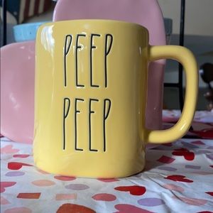 Rae Dunn MUG☕️ Yellow PEEP PEEP 🐥🐤🐣